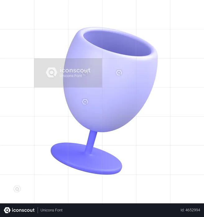 Copa de vino  3D Icon