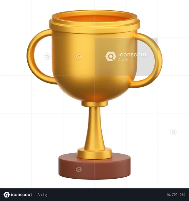 Taça de prêmio  3D Icon