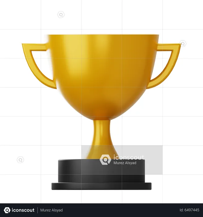 Copa de trofeo  3D Icon