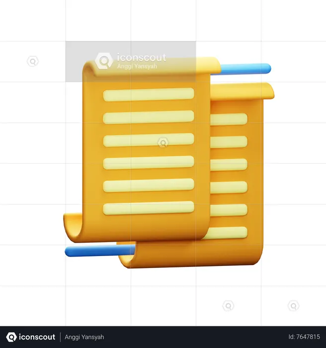 Copy Document  3D Icon