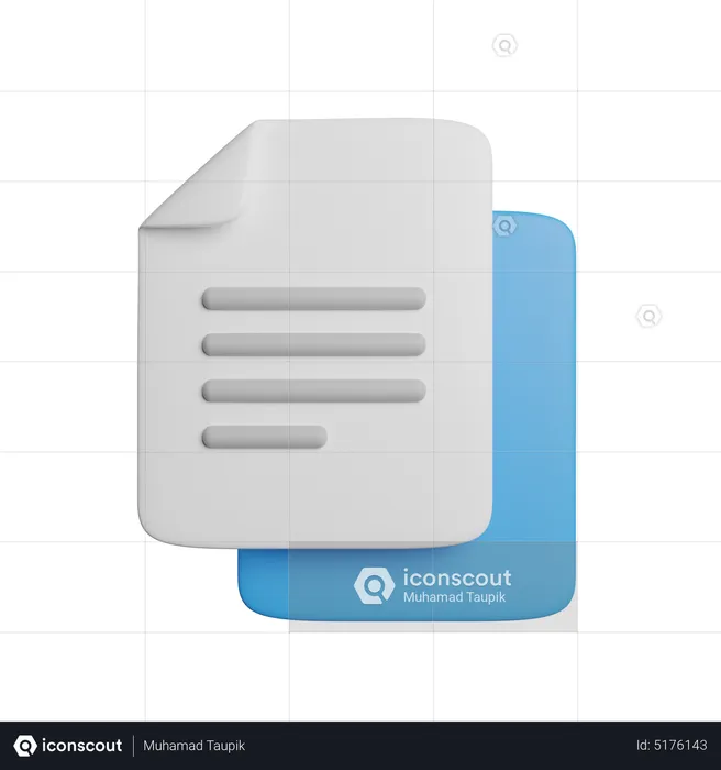 Copy File  3D Icon