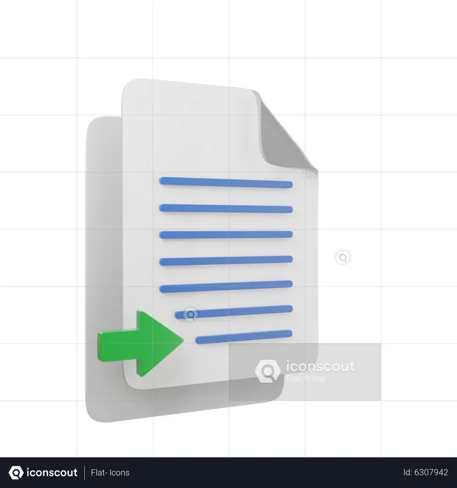 Copy File  3D Icon
