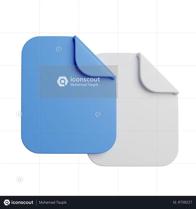 Copy Paste  3D Illustration