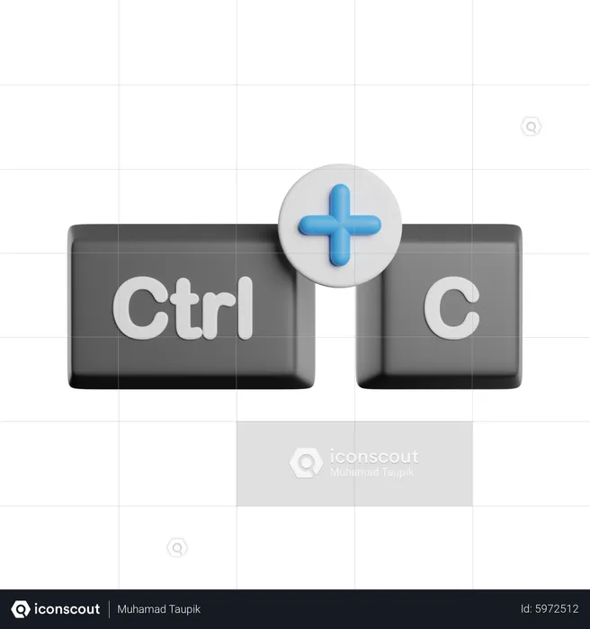 Copy Shortcut  3D Icon