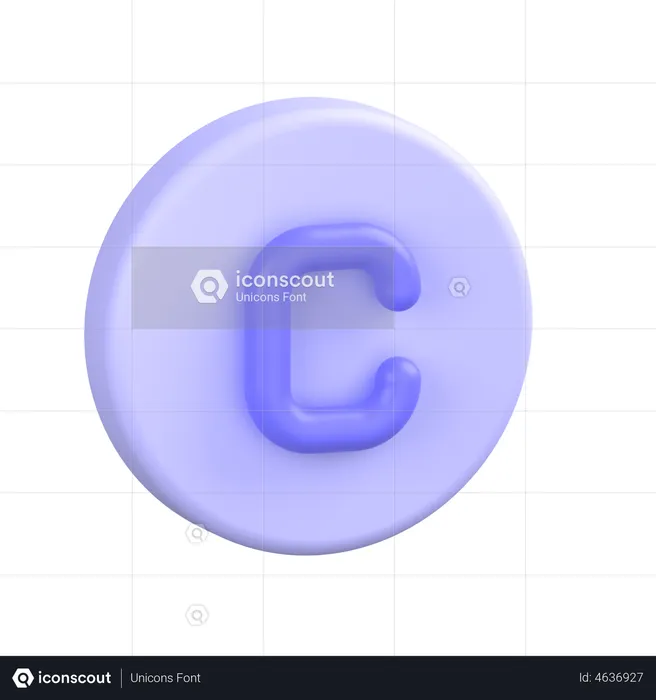 Copyright Sign  3D Icon