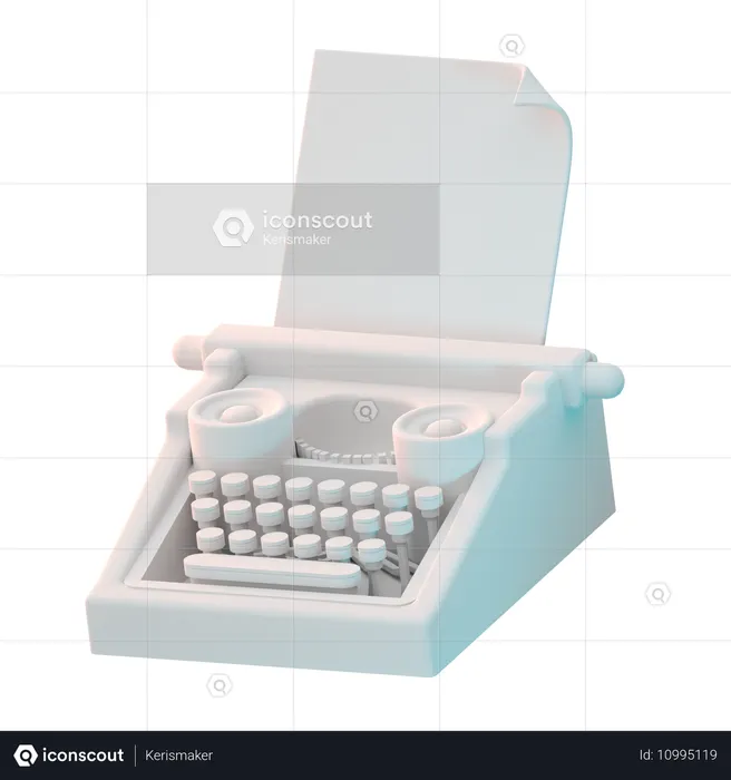 카피라이터  3D Icon