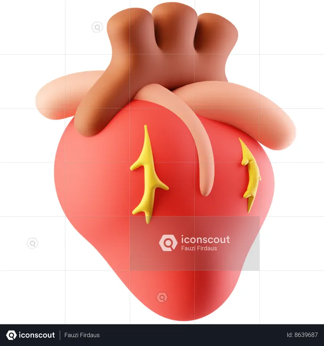 Coração  3D Icon