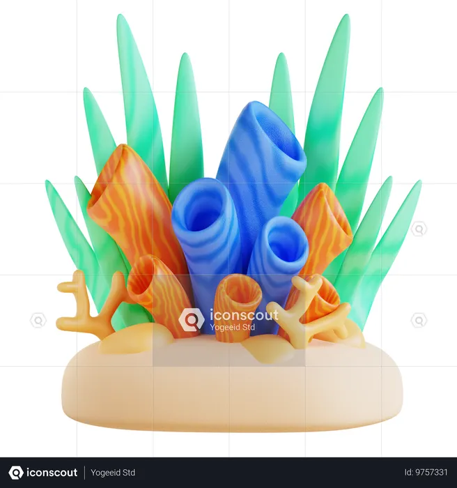 Corail  3D Icon