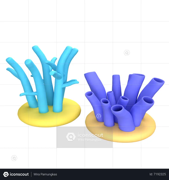 Coral Reefs  3D Icon
