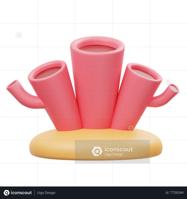 Coral Reefs  3D Icon