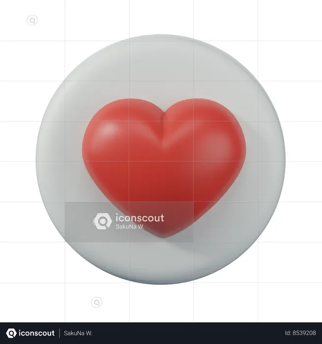 Corazón  3D Icon