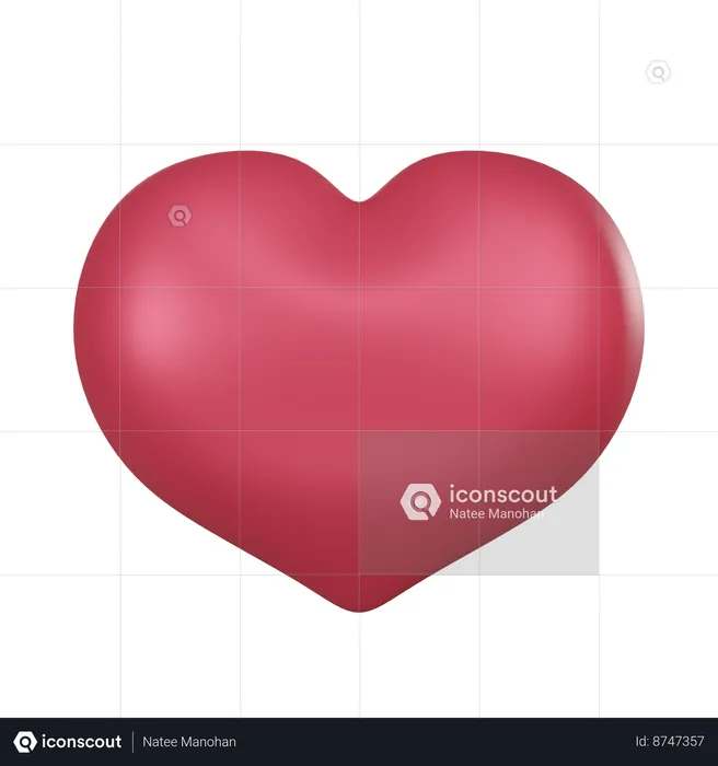 Corazón  3D Icon