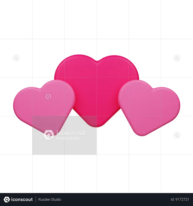 Corazón  3D Icon