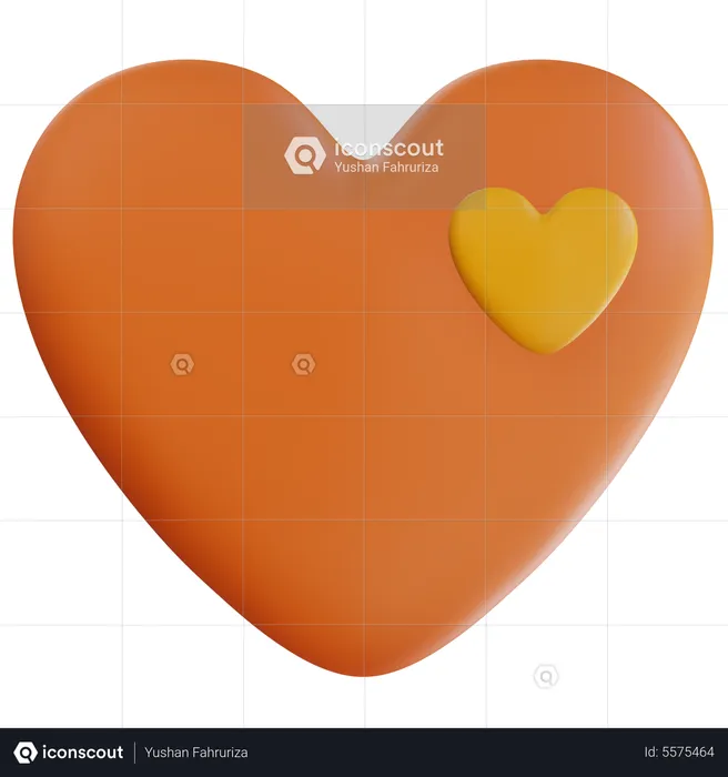 Corazón  3D Icon