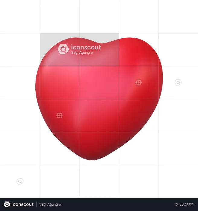 Corazón  3D Icon