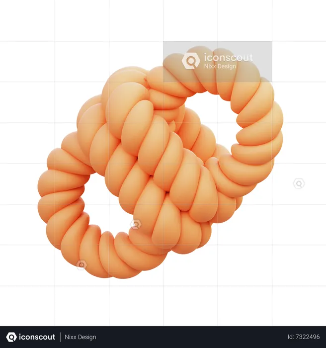 Corde d'escalade  3D Icon