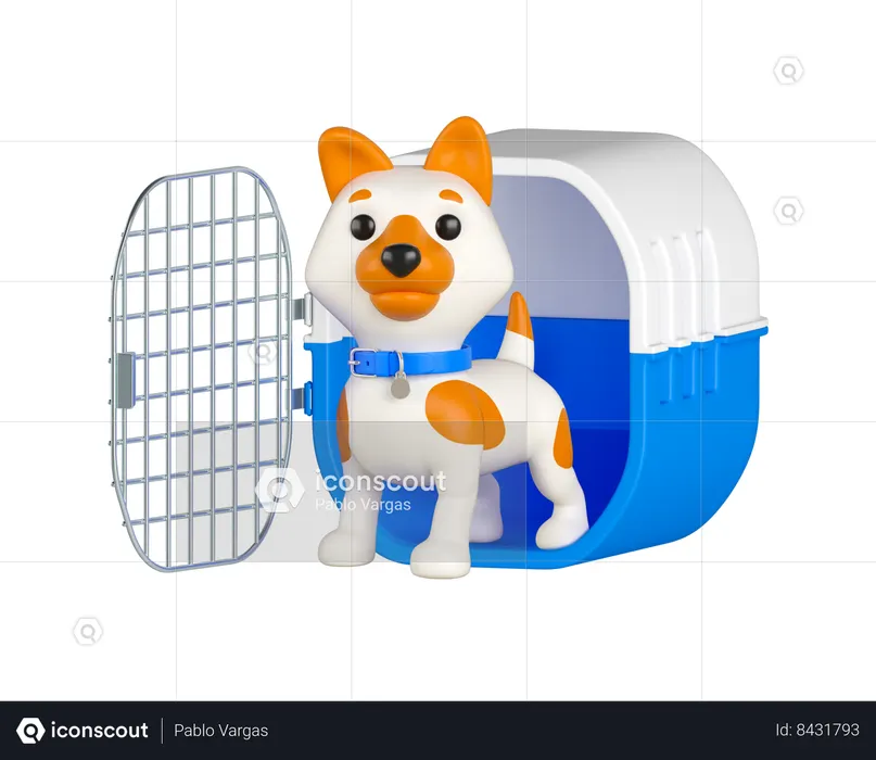 Corgi_cage  3D Icon