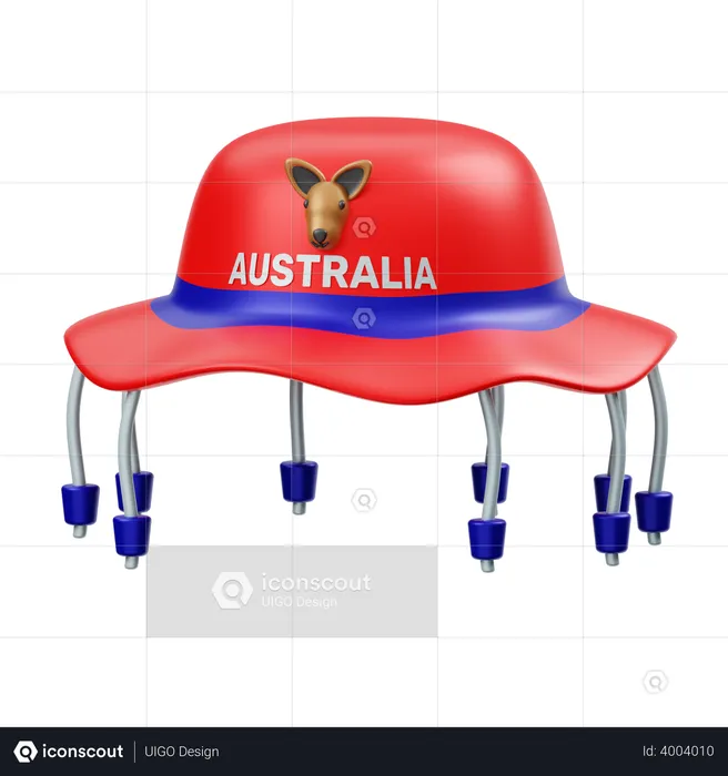 Cork Hat  3D Illustration