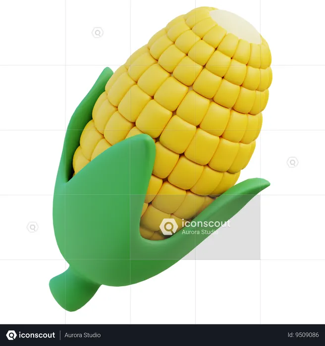 Corn  3D Icon