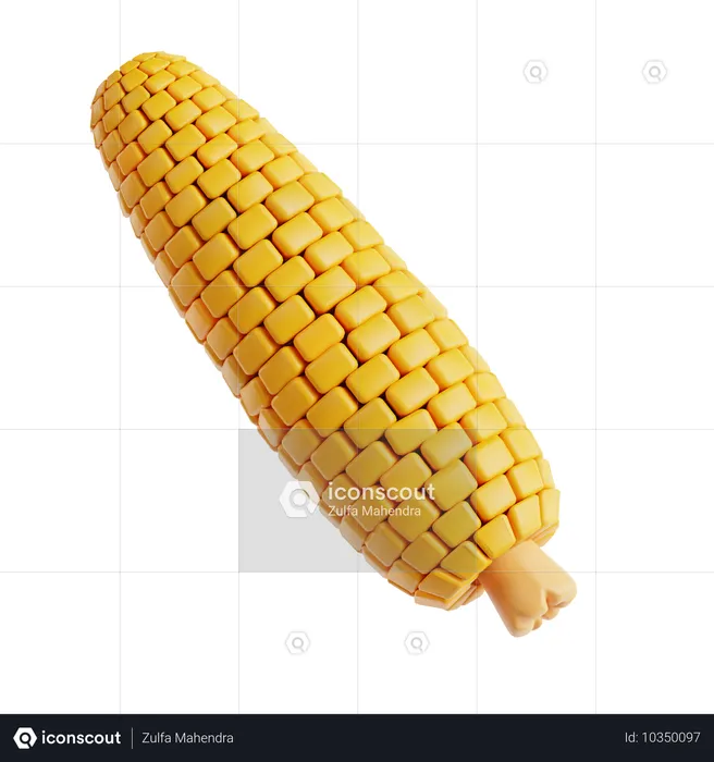 Corn  3D Icon