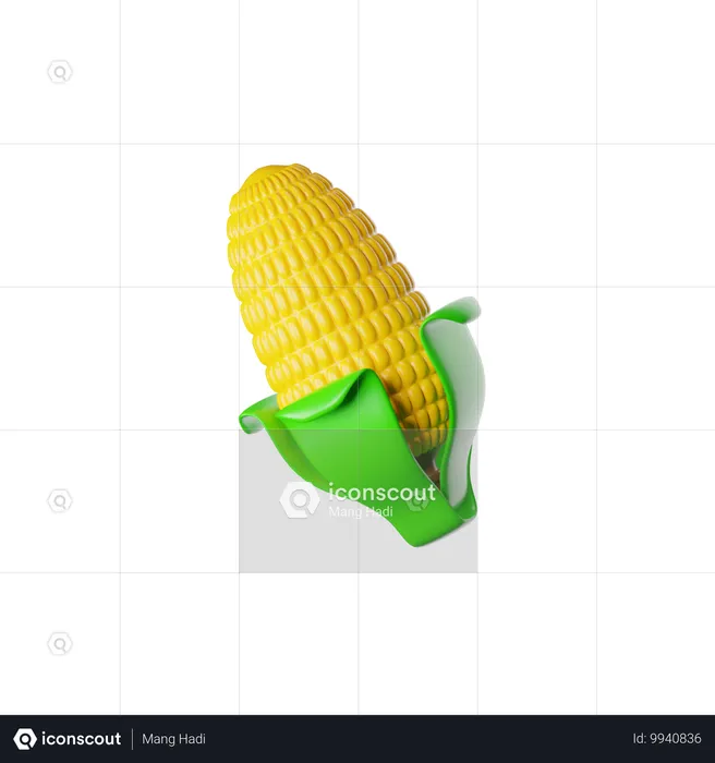 Corn  3D Icon