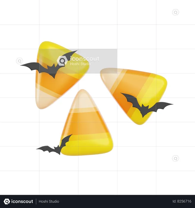 Corn Candy  3D Icon