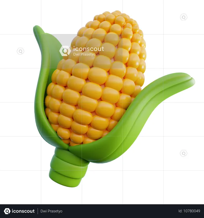 Corn plant  3D Icon