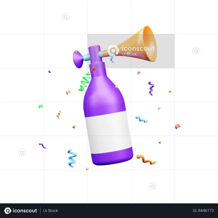 Corne de fête  3D Icon