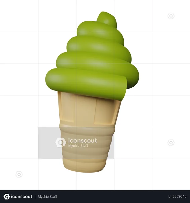 Cornet de glace  3D Icon