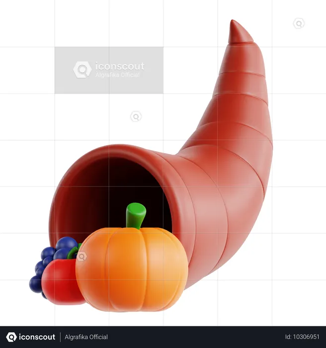 Cornucopia  3D Icon