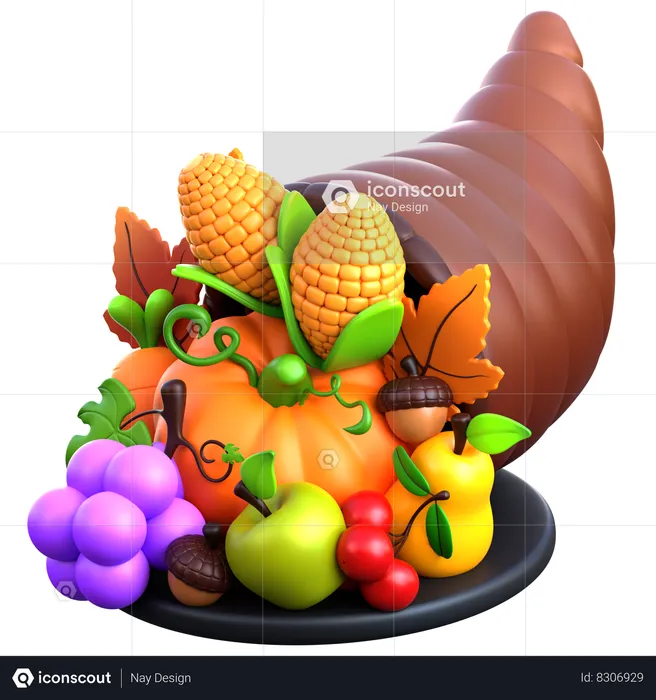 Cornucopia  3D Icon