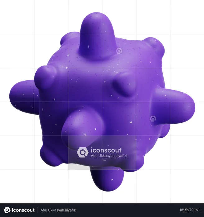 Forme abstraite de couronne  3D Icon