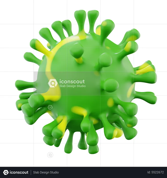 Corona Virus  3D Icon