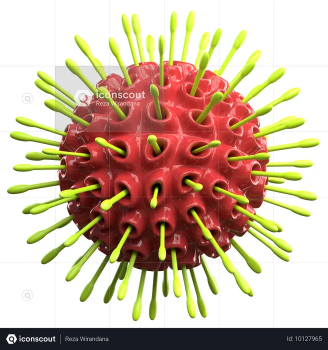 Corona virus  3D Icon