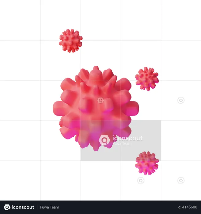 Coronavirus  3D Icon