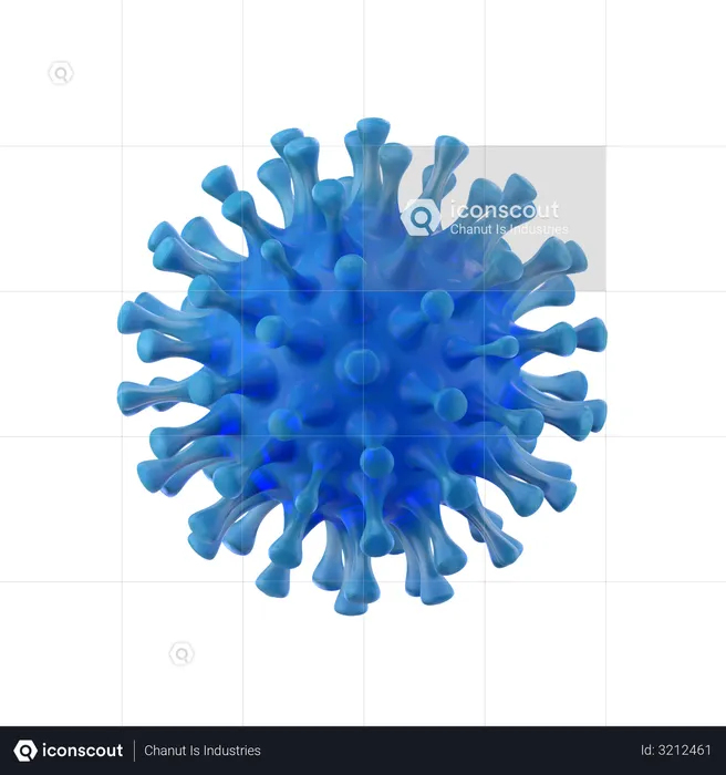 Coronavirus  3D Illustration