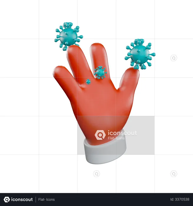 Coronavirus Infection  3D Illustration