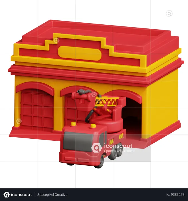 Corpo de Bombeiros  3D Icon