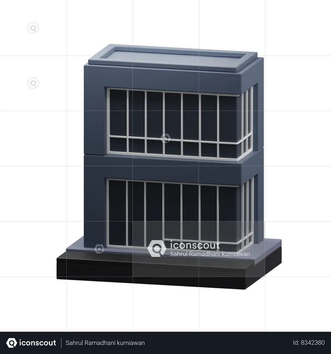 Edificio corporativo  3D Icon