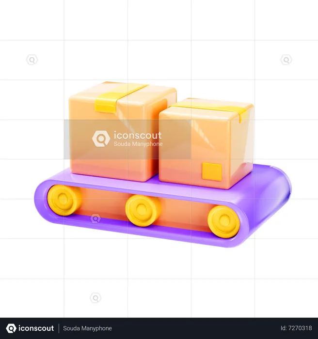 Correia transportadora  3D Icon