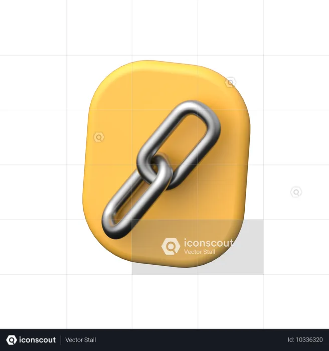Corrente de elos  3D Icon