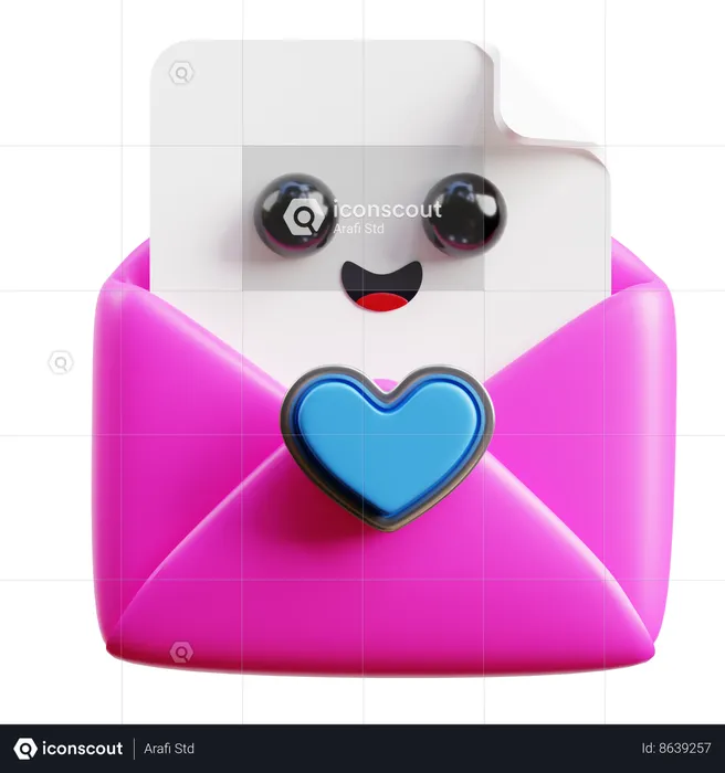 Correo  3D Icon