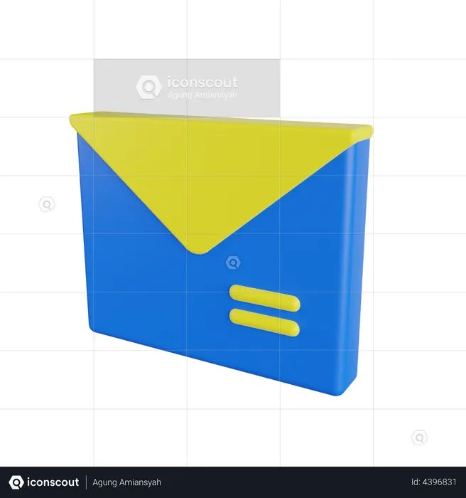 Correo  3D Icon