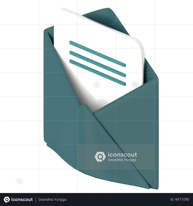 Correo  3D Illustration