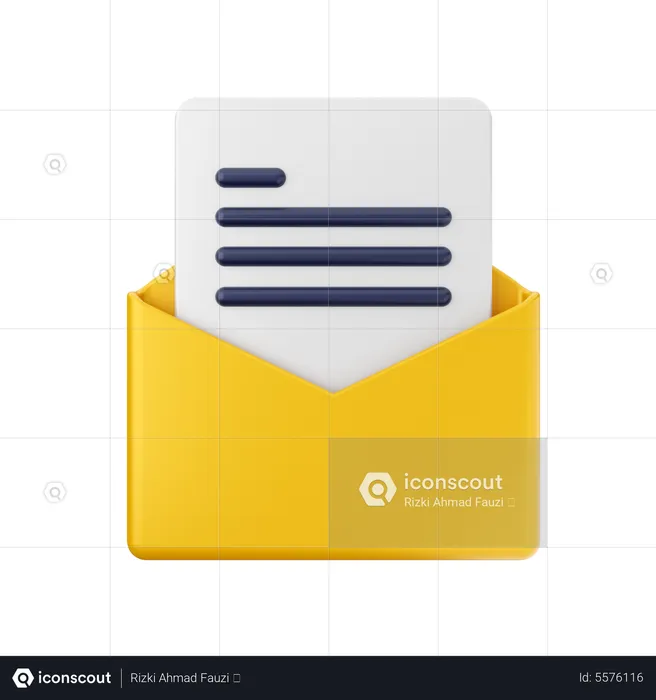 Correo  3D Icon