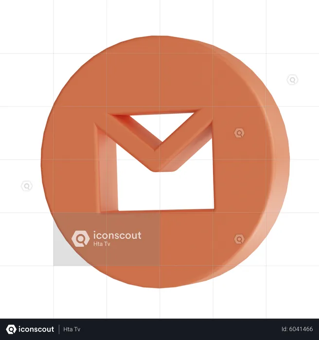 Correo  3D Icon