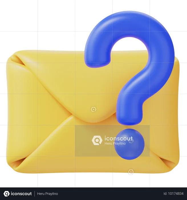 Correo desconocido  3D Icon