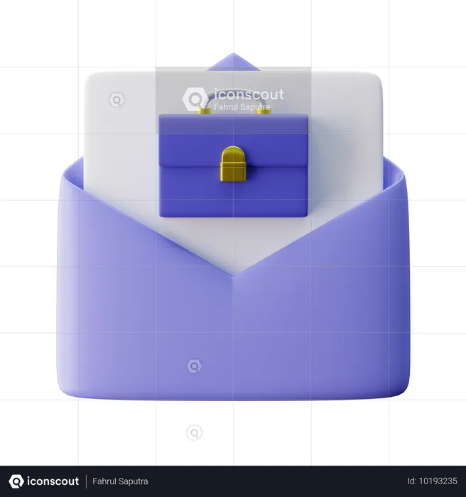 Correo electrónico de trabajo  3D Icon