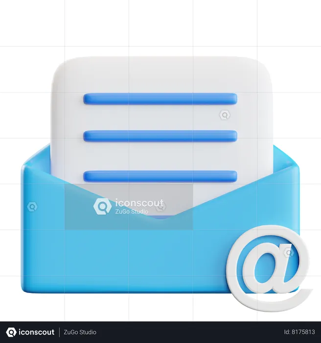 Correo electrónico  3D Icon