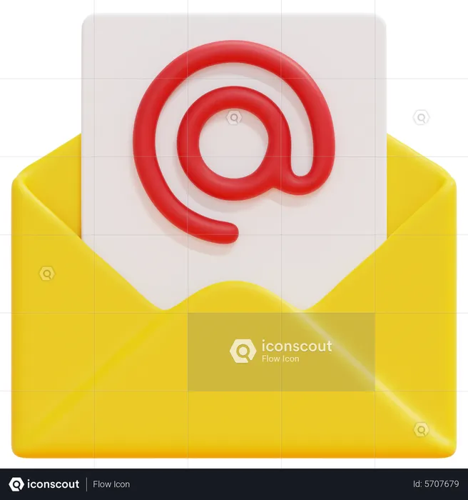 Correo electrónico  3D Icon